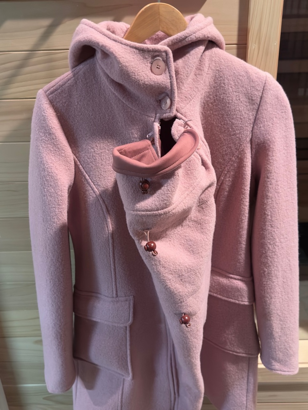 Mamalila babywearing long  jacket 100% Wool  size S